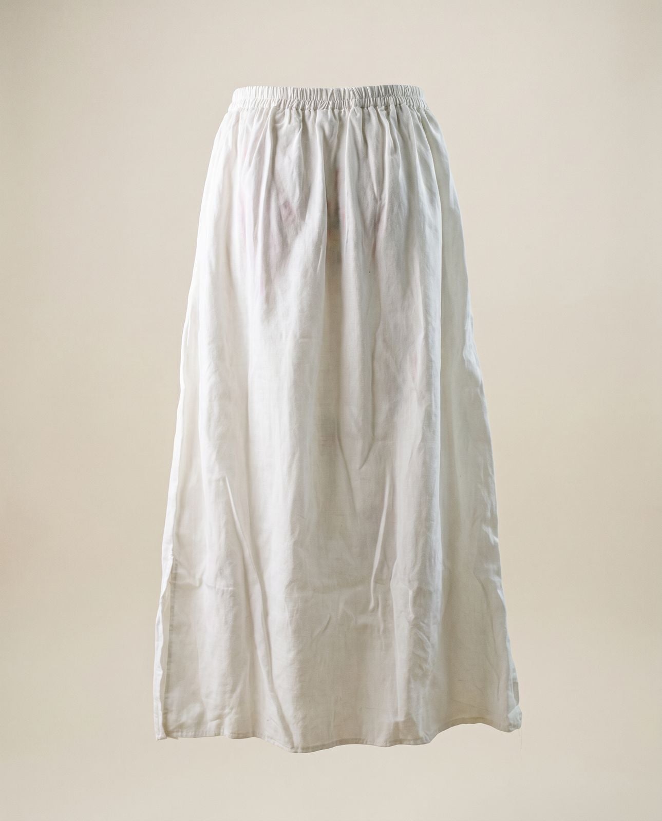 Vintage Hand Embroidered Floral Folk Skirt – Adjustable Waist 24"-30"