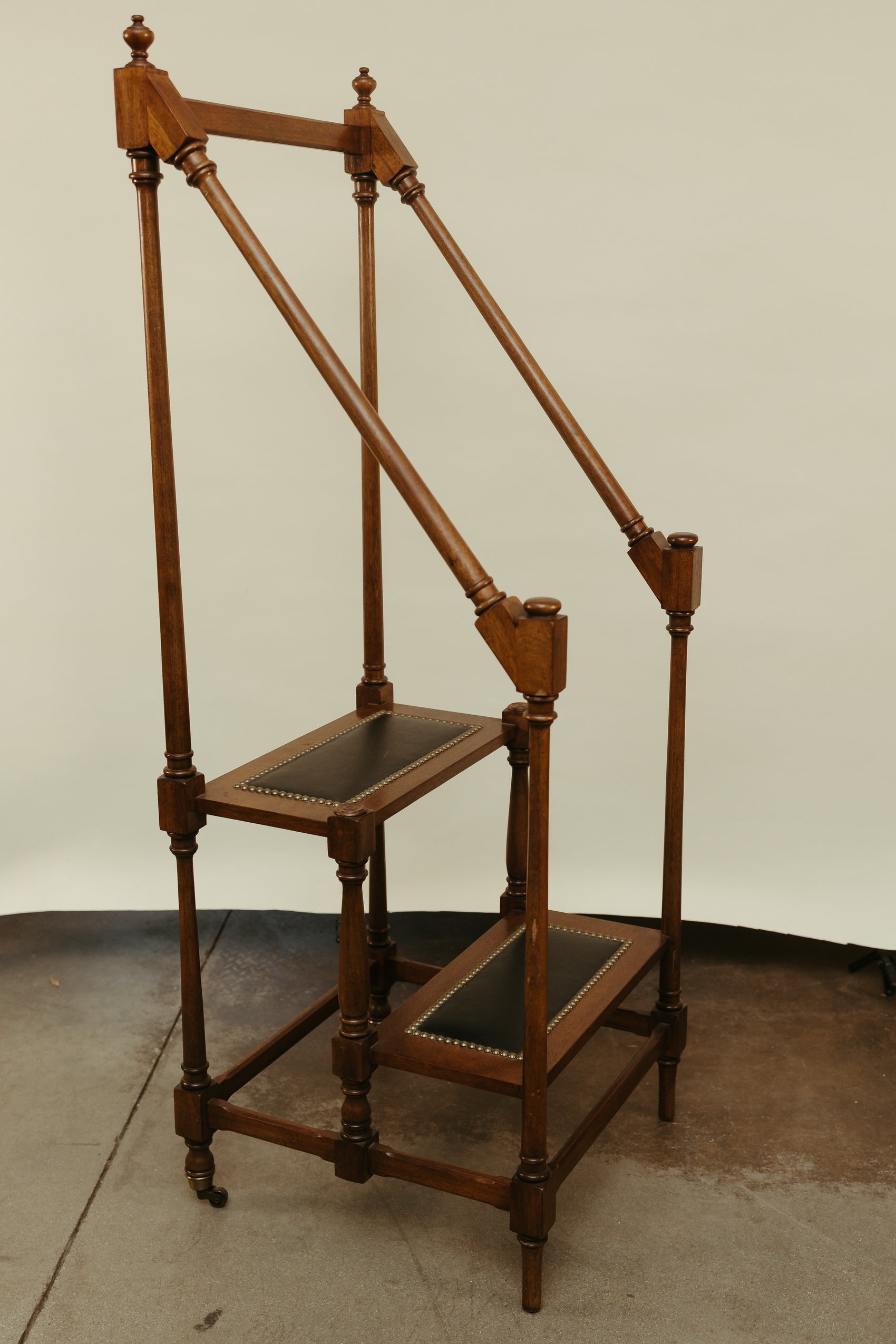 Wood Library Step Stand