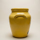 Vintage Circus Cookie Jar (Hand-Painted Yellow Stoneware)