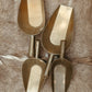 Set of 4 Vintage Brass Scoops