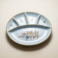 Vintage Divided Relish Plates – Floral (Set of 4)