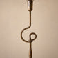 Oversized Antique Brass Finish Loop Candle Holders – Set of 2