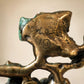 Richard Kaish Bronze Grapevine Torque Necklace with Verdigris Patina
