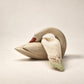 Set of Four Vintage Carved Wood Swan Napkin Holders