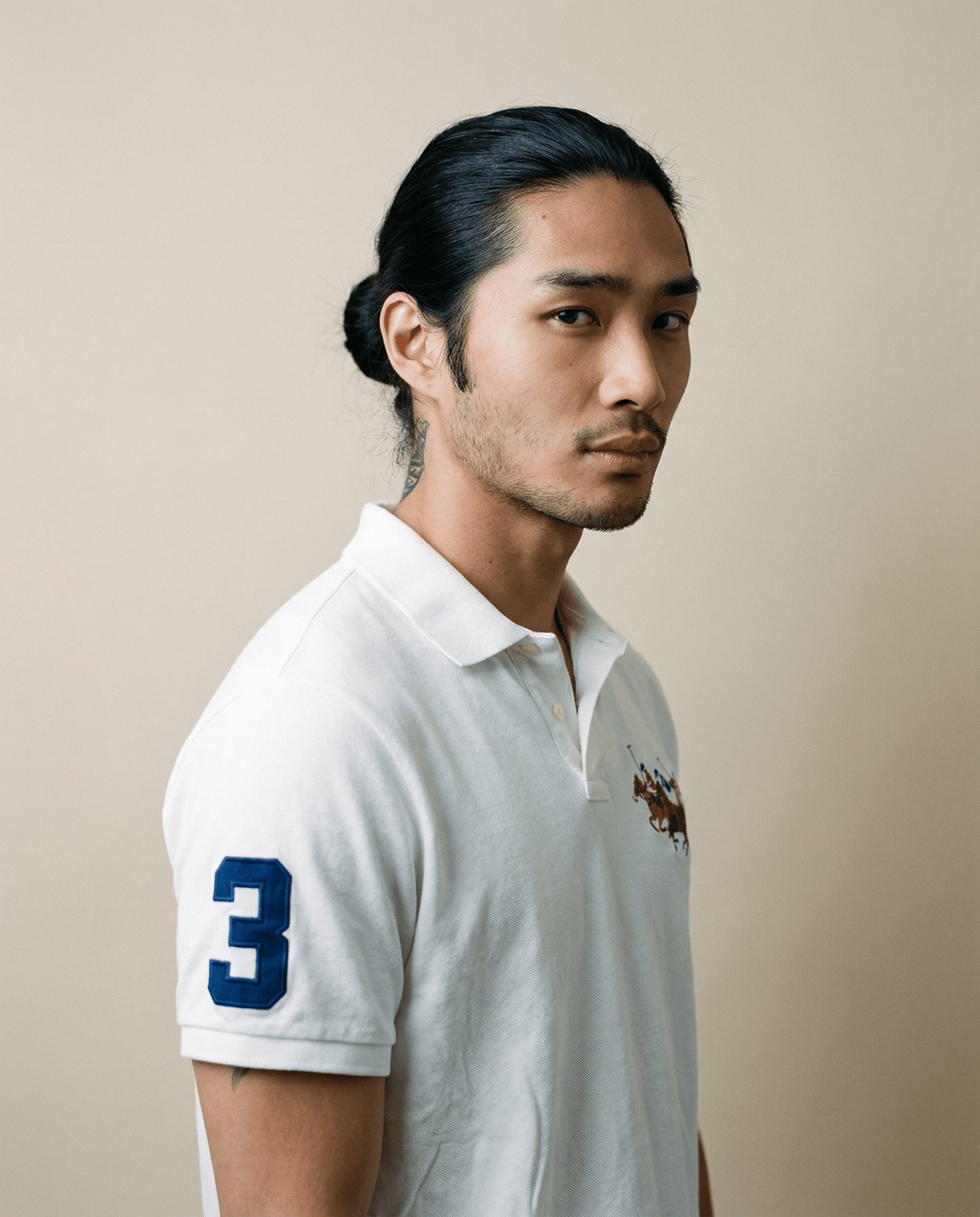 Polo Ralph Lauren Polo Match Embroidered Polo – White (Size XL)