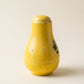 Vintage Hand-Painted Yellow Salt & Pepper Shakers (Floral Motif)