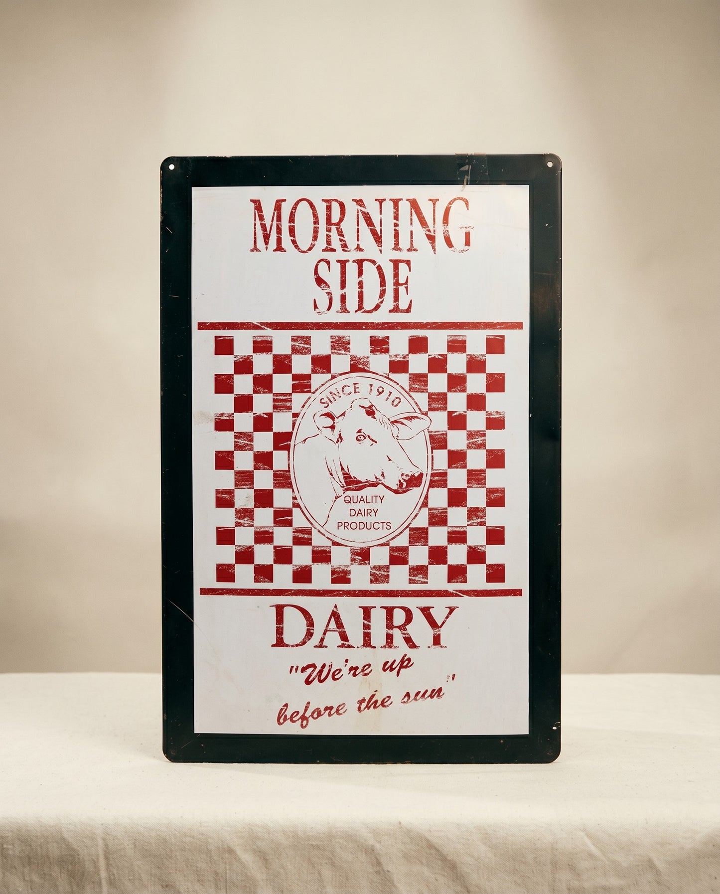 Morning Side Dairy Metal Sign