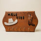 Vintage Western “Mel’s Ties” Wooden Wall Rack