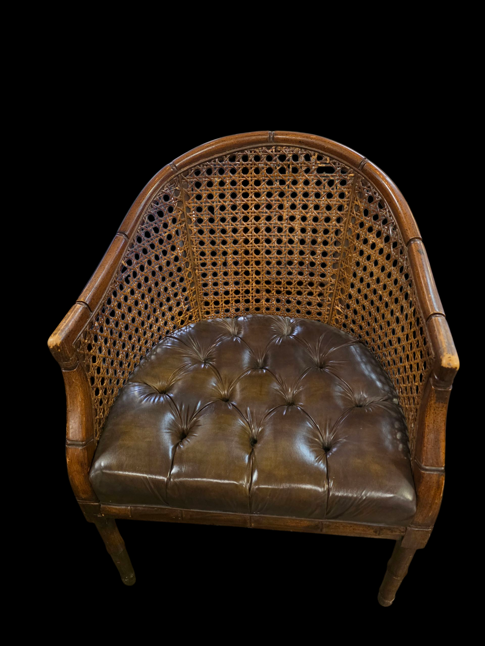 Barrel Cane Chair