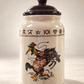 Western Bronc & Cattle Brands Ceramic Canister Set