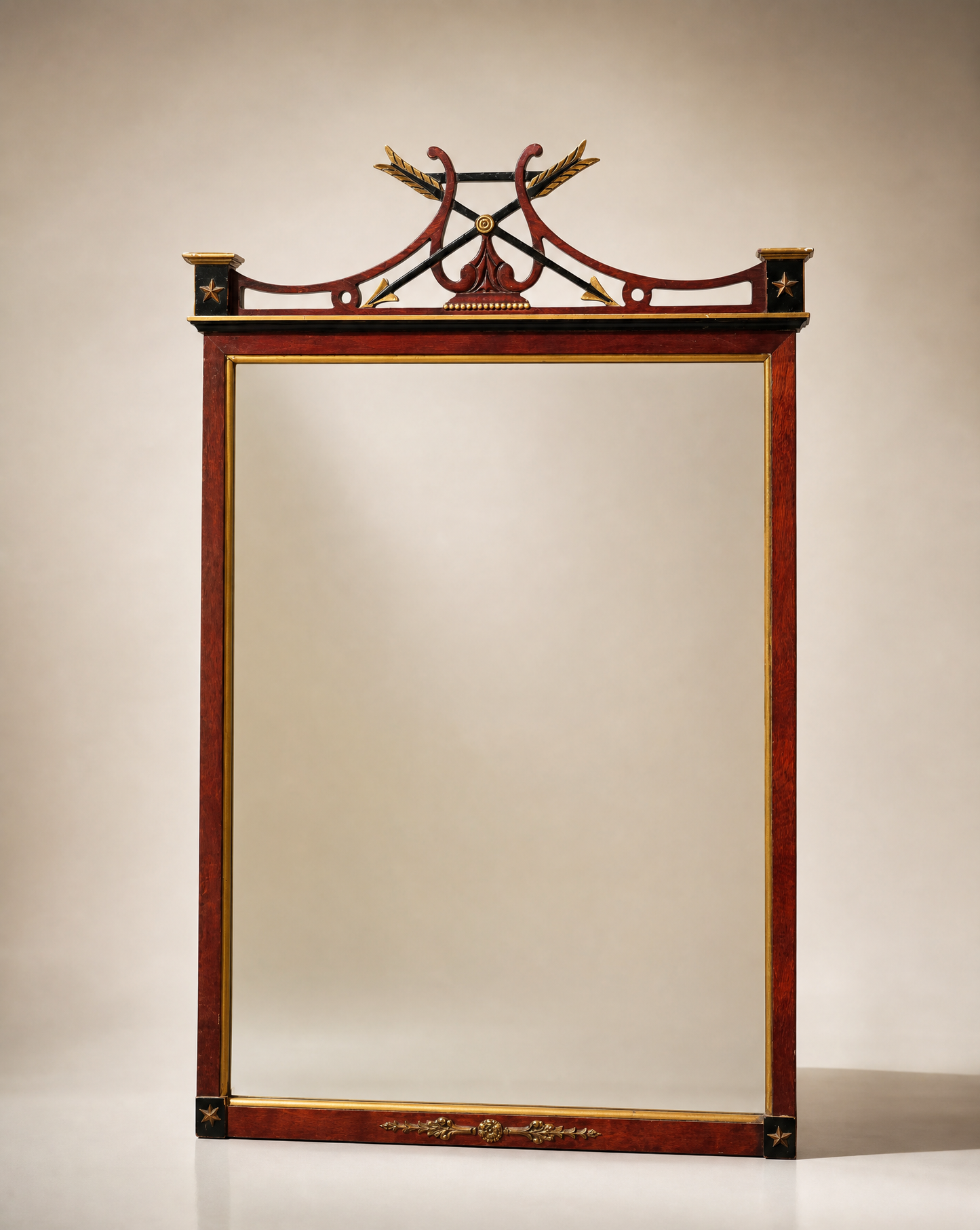 Federal Style Eagle & Arrows Wall Mirror