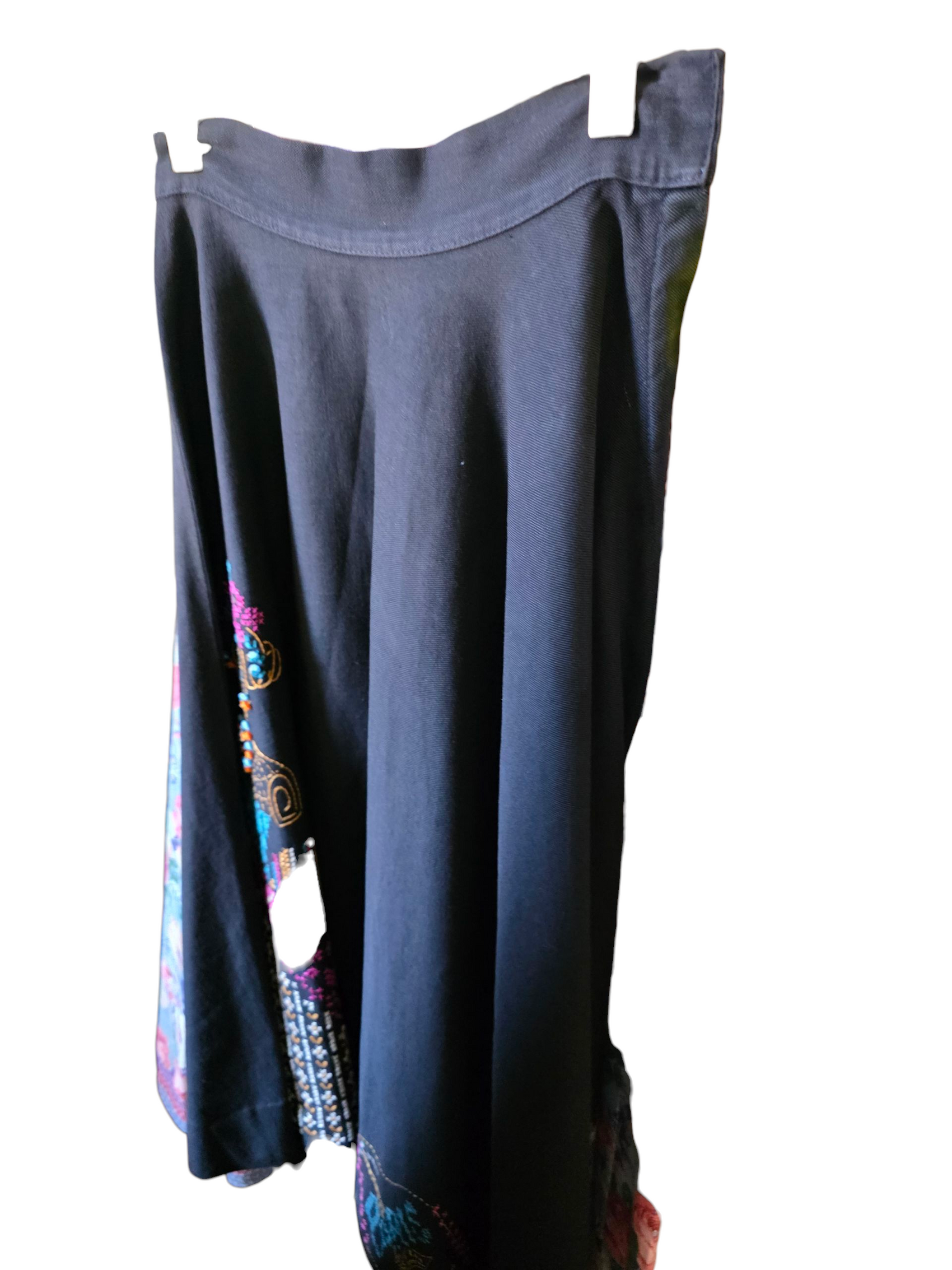 Vintage Black Mexican Skirt
