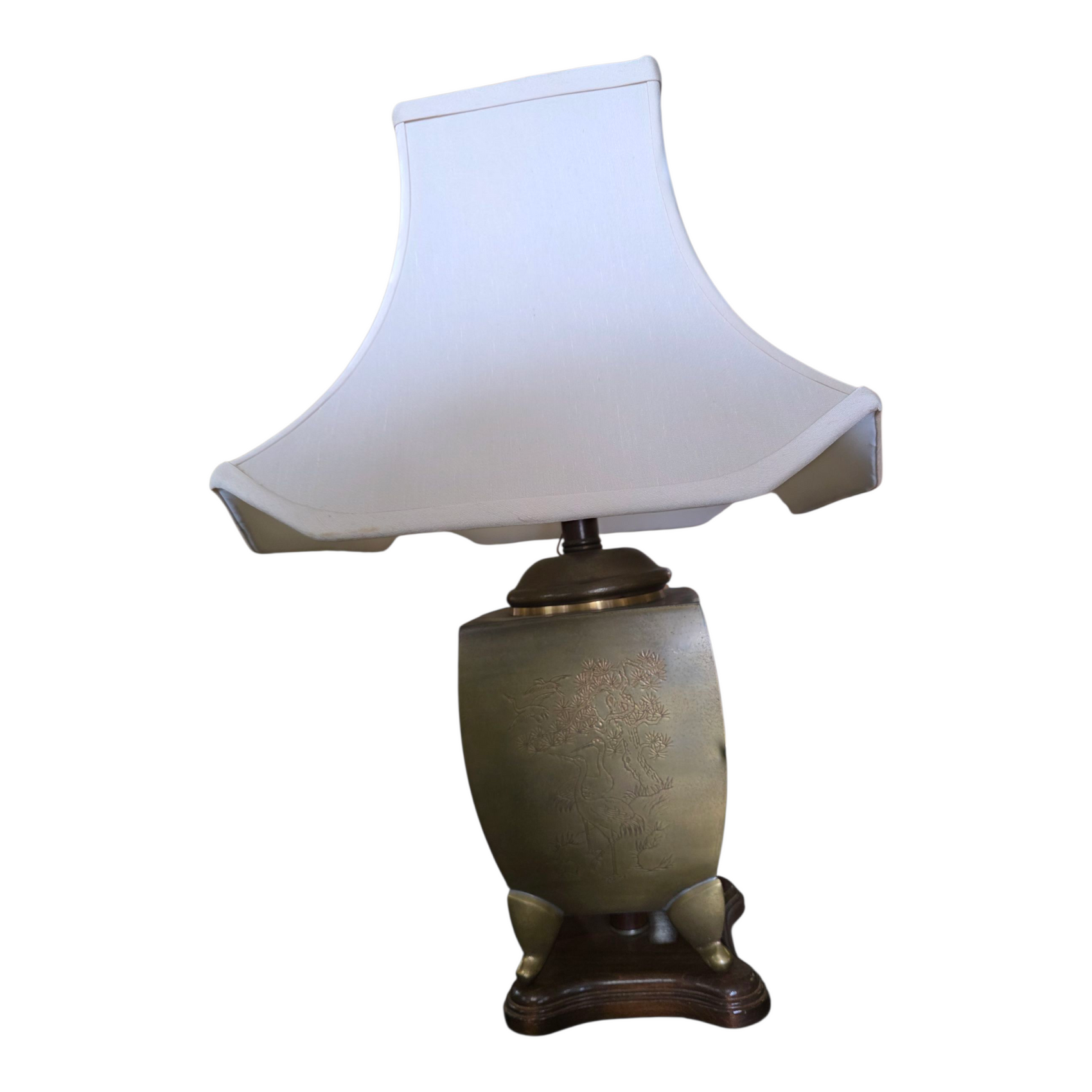 Brass Hollywood Regency Lamp