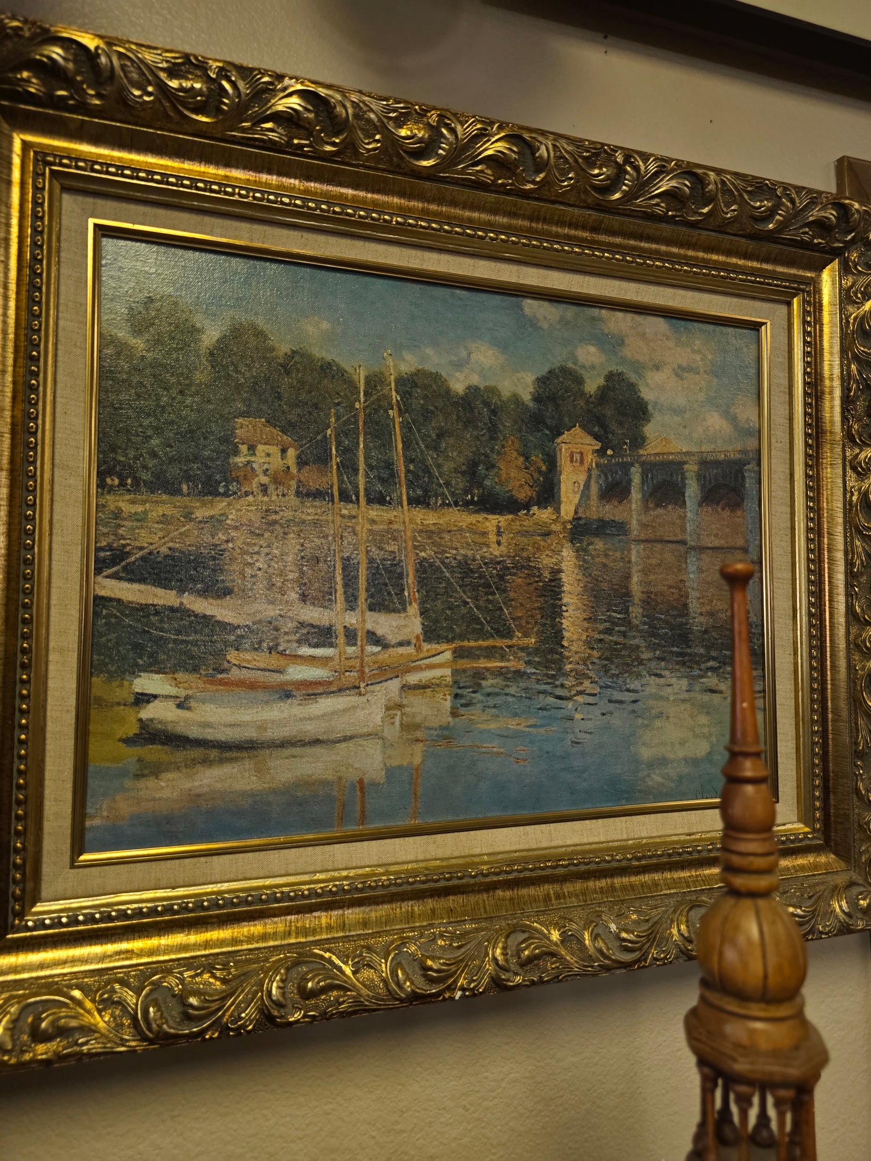 The Bridge at Argenteuil by Claude Monet - Replica