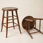 Pair of Antique Turned Wood Shaker-Style Stools
