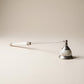 Vintage Candle Snuffer w/ Stone & Metal Handle (13")