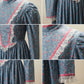 Vintage Victorian Prairie Lace Trim Maxi Dress