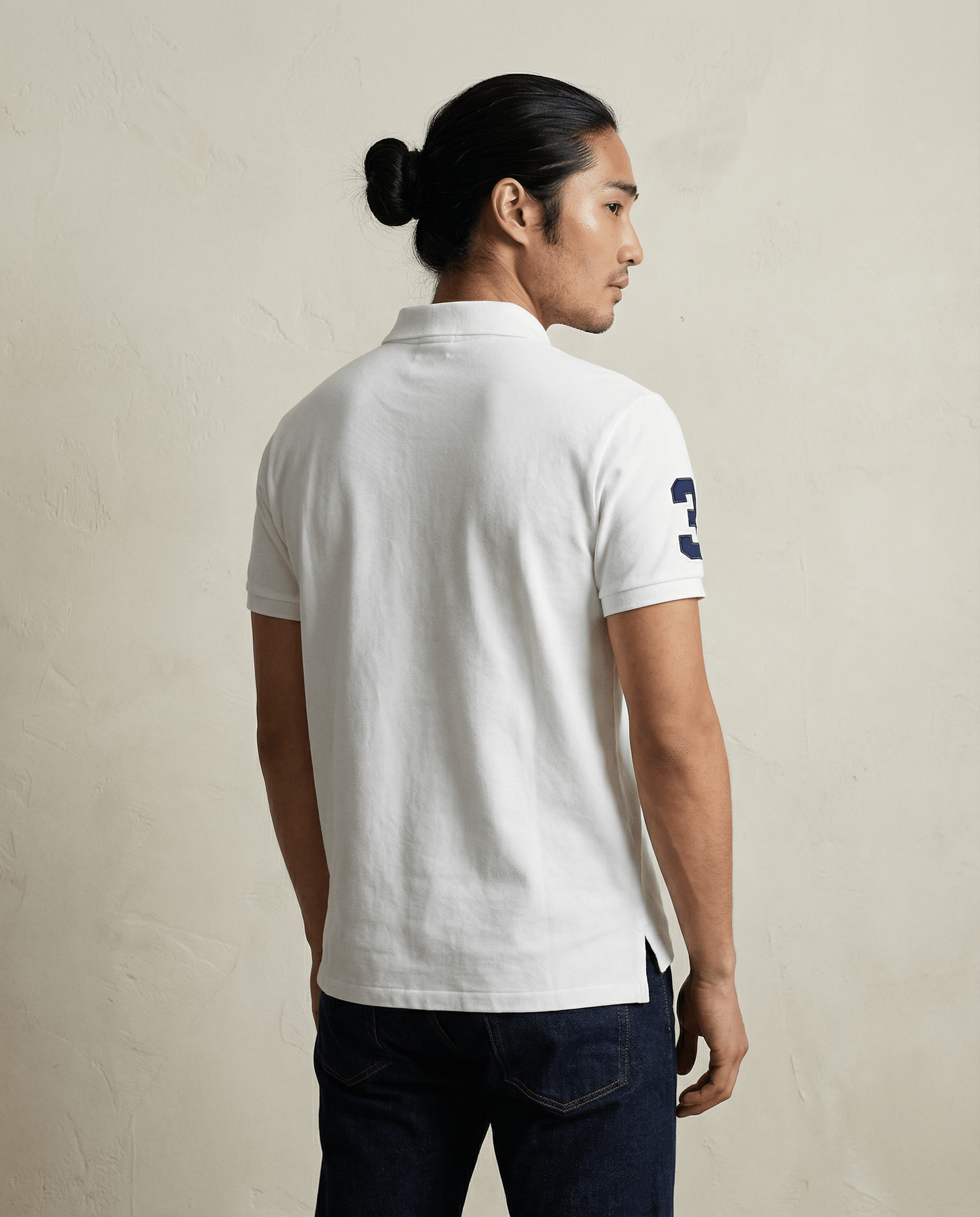 Polo Ralph Lauren Polo Match Embroidered Polo – White (Size XL)
