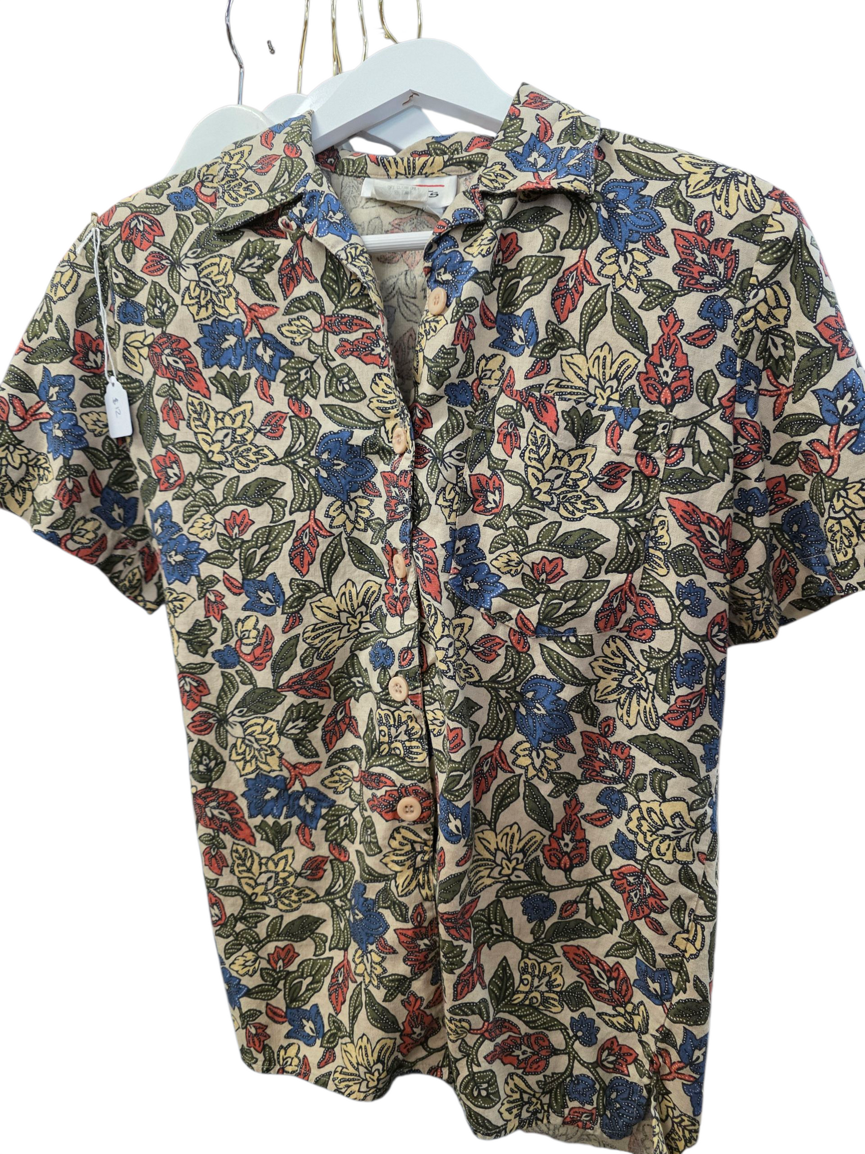 Floral Button Up
