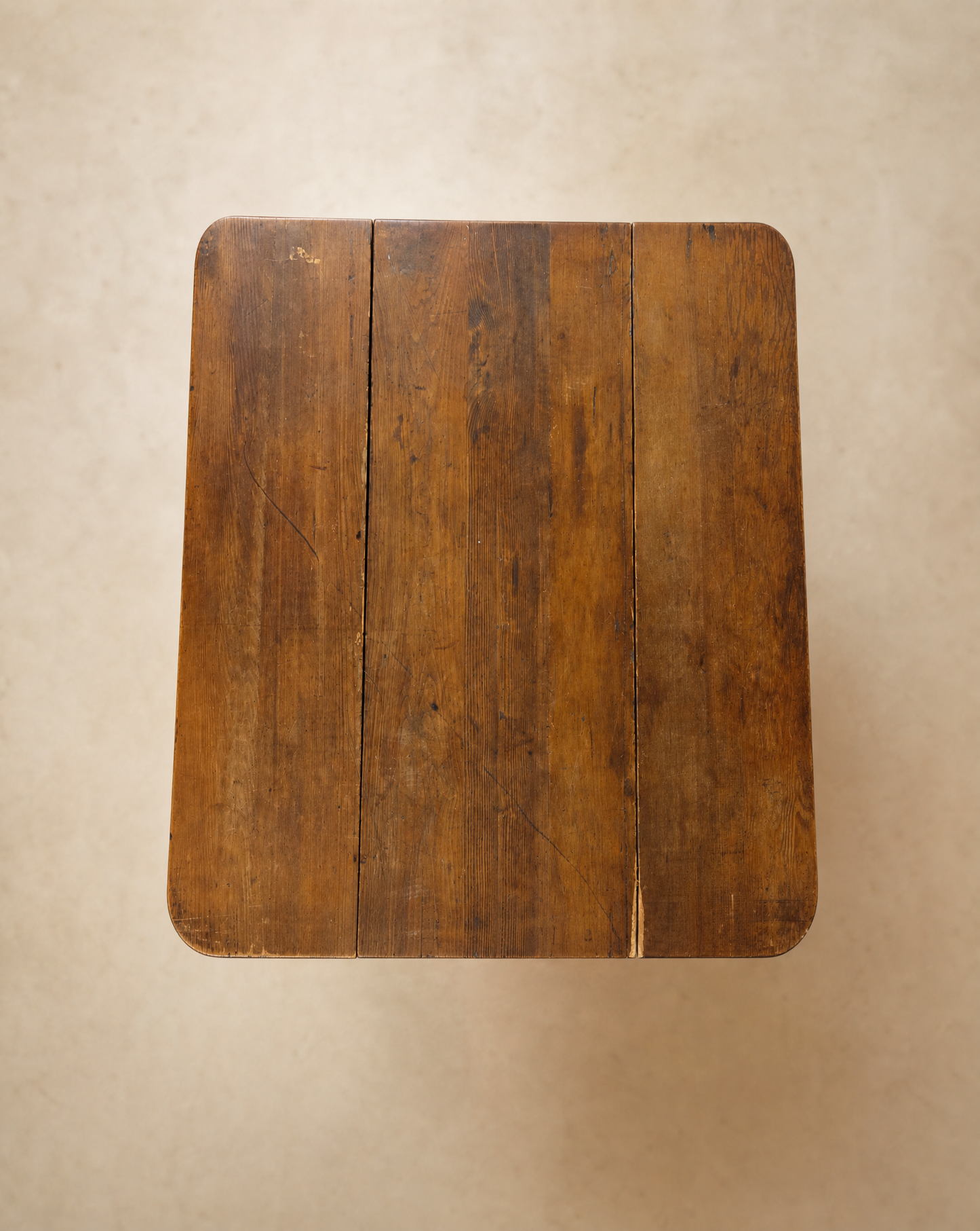 Antique American Pine Drop-Leaf Harvest Table