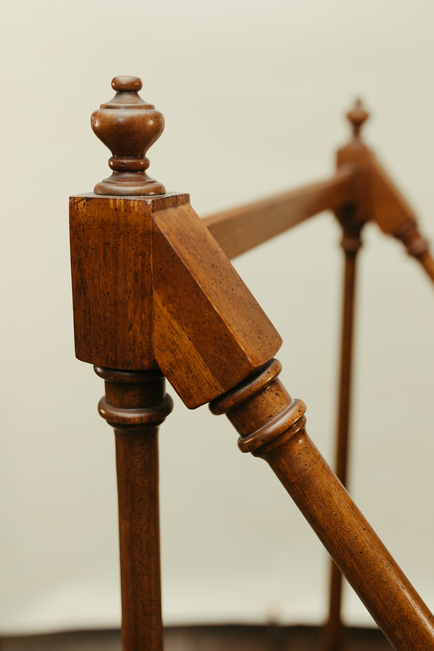 Wood Library Step Stand