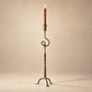 Oversized Antique Brass Finish Loop Candle Holders – Set of 2