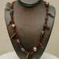 Hand-Strung Tribal Amulet & Silver Charm Necklace