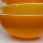 Vintage Pyrex “Daisy” Cinderella Mixing Bowl Set — Complete 4-Piece Set