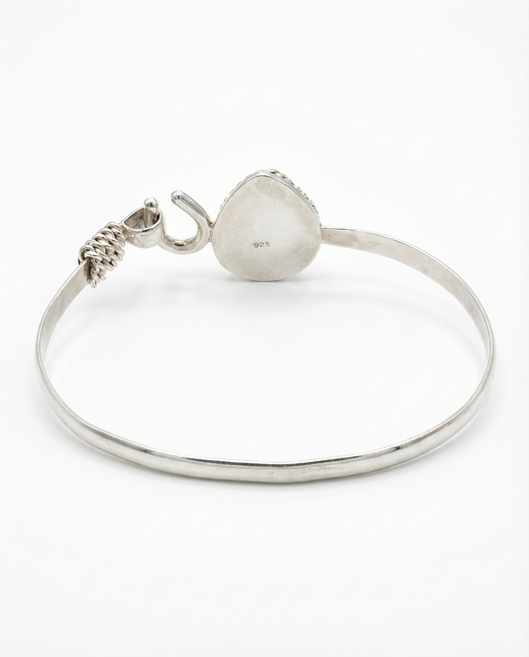Natural Agate Sterling Silver Cuff Bracelet