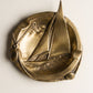 Vintage Brass Nautical Sailboat Ashtray / Catchall