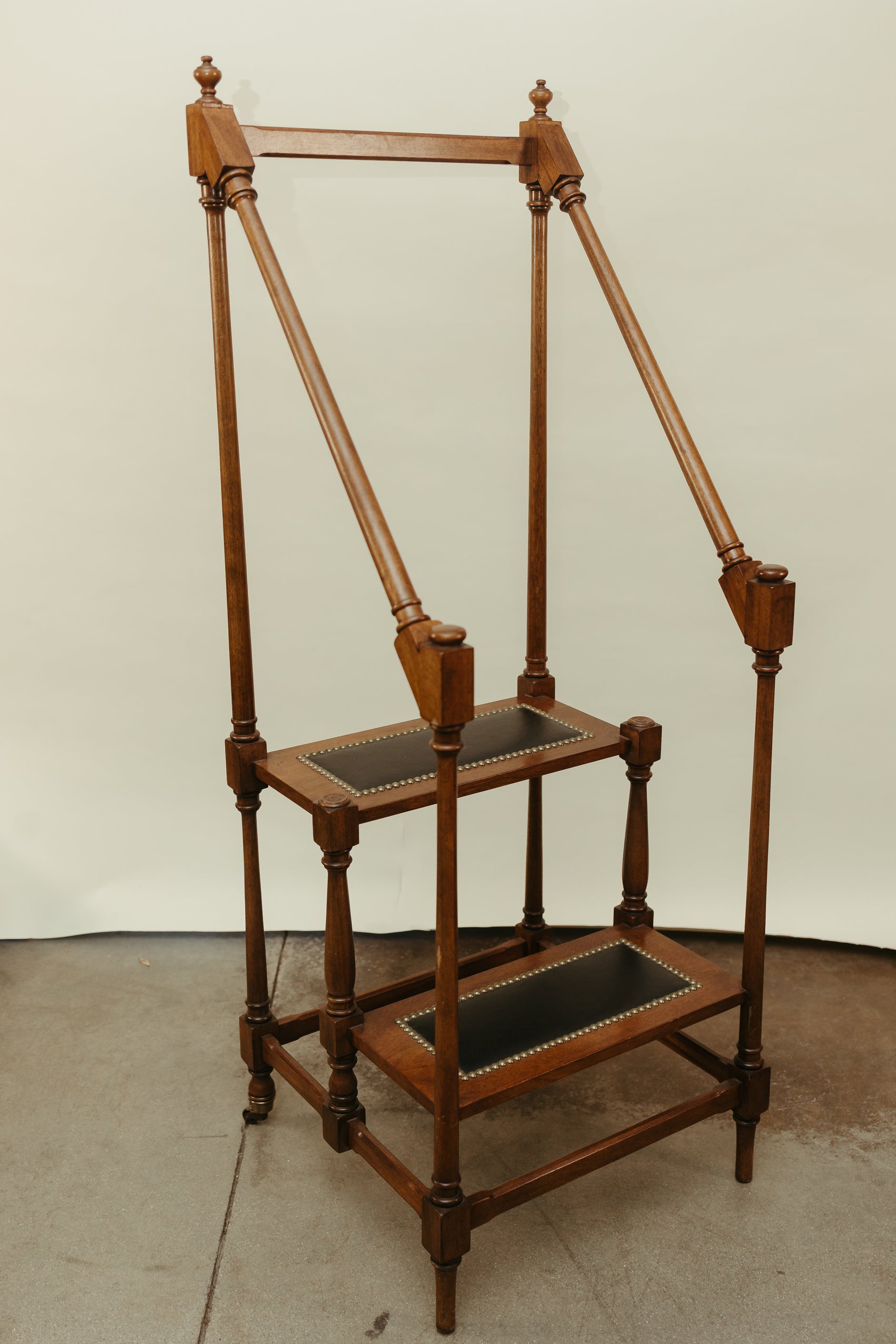 Wood Library Step Stand