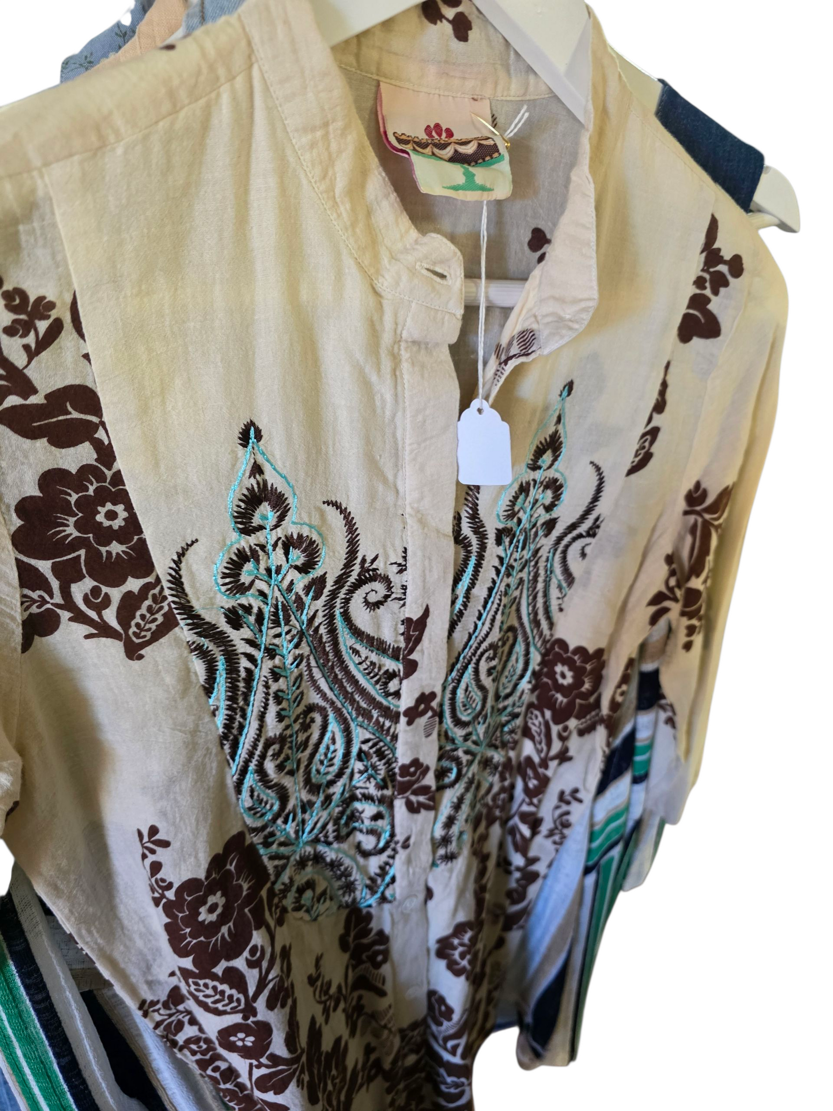 Brown Print Tunic