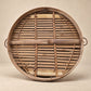 Vintage Handwoven Bamboo Winnowing Basket