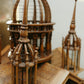 Victorian Gothic Cathedral Birdcage on Stand
