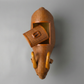 Vintage Woven Rattan Sheep Storage Figure