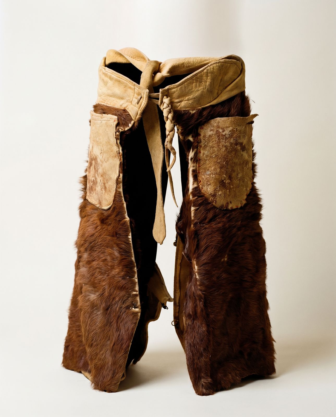 Turn-of-the-Century Hair-On Hide Short Chaps (Chapettes)