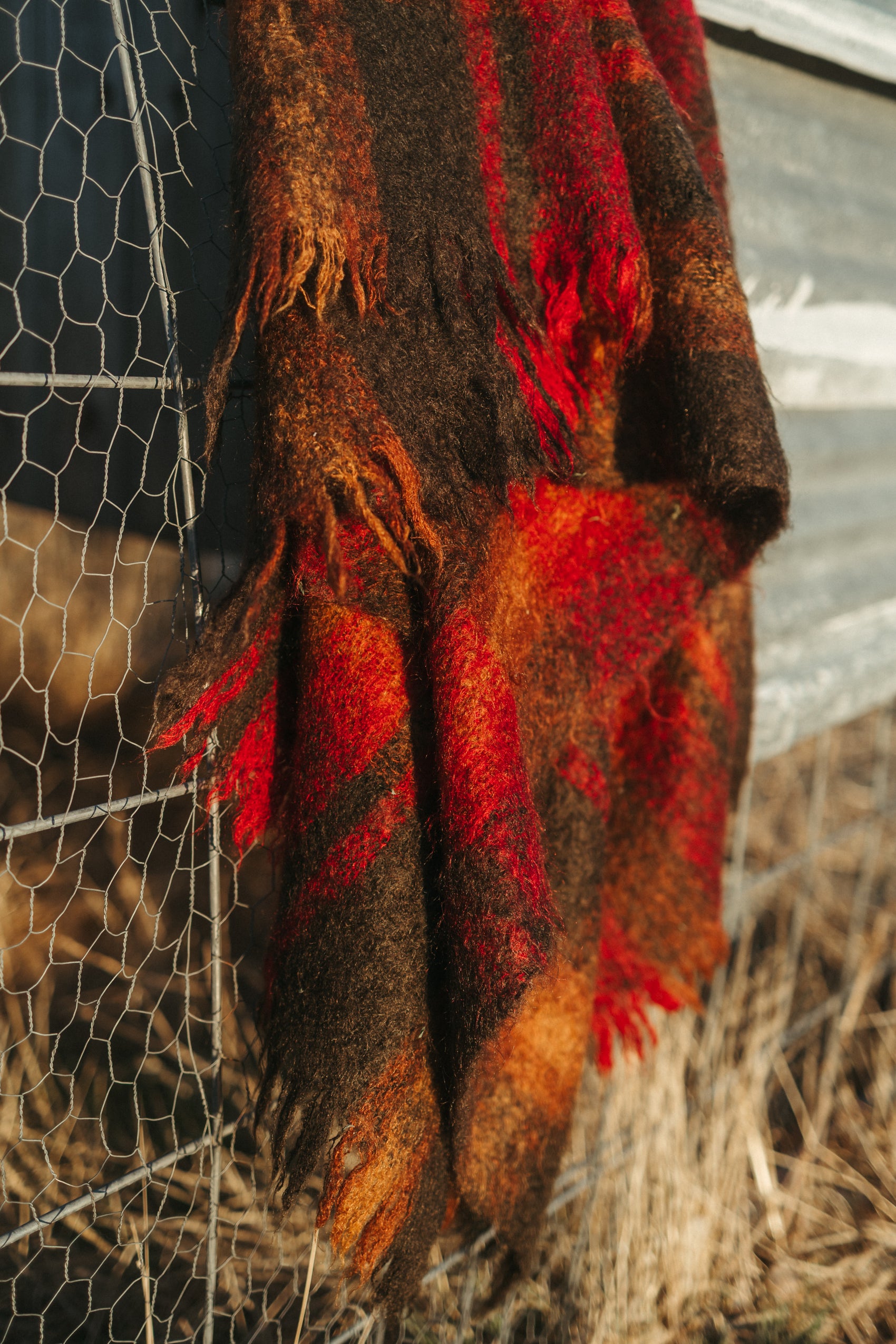 Vintage Glen Cree Mohair Wool Blanket – Scotland (100% Mohair)