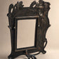 Antique Art Nouveau Figural Lady Picture Frame with Ivy Motif