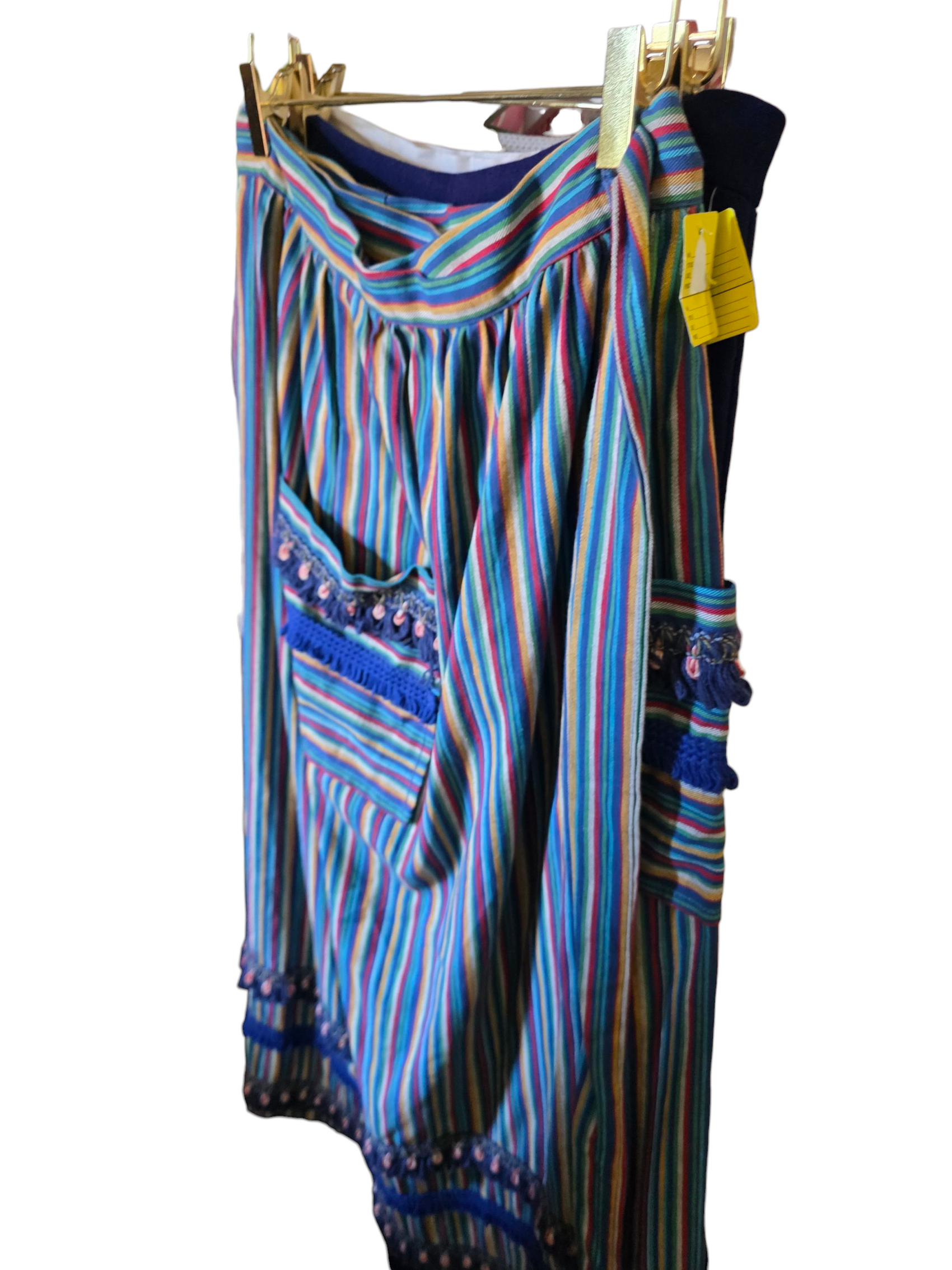 Multi Color Stripe Skirt