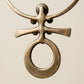 Richard Lawless Signed Bronze Modernist Torque Necklace