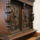 Carved Oak Jacobean Revival Cabinet