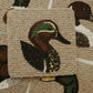 Vintage Hand-Hooked Duck Coasters – Set of 5