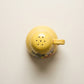 Vintage Hand-Painted Yellow Salt & Pepper Shakers (Floral Motif)