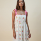 Floral Tie-Strap Maxi Dress - L