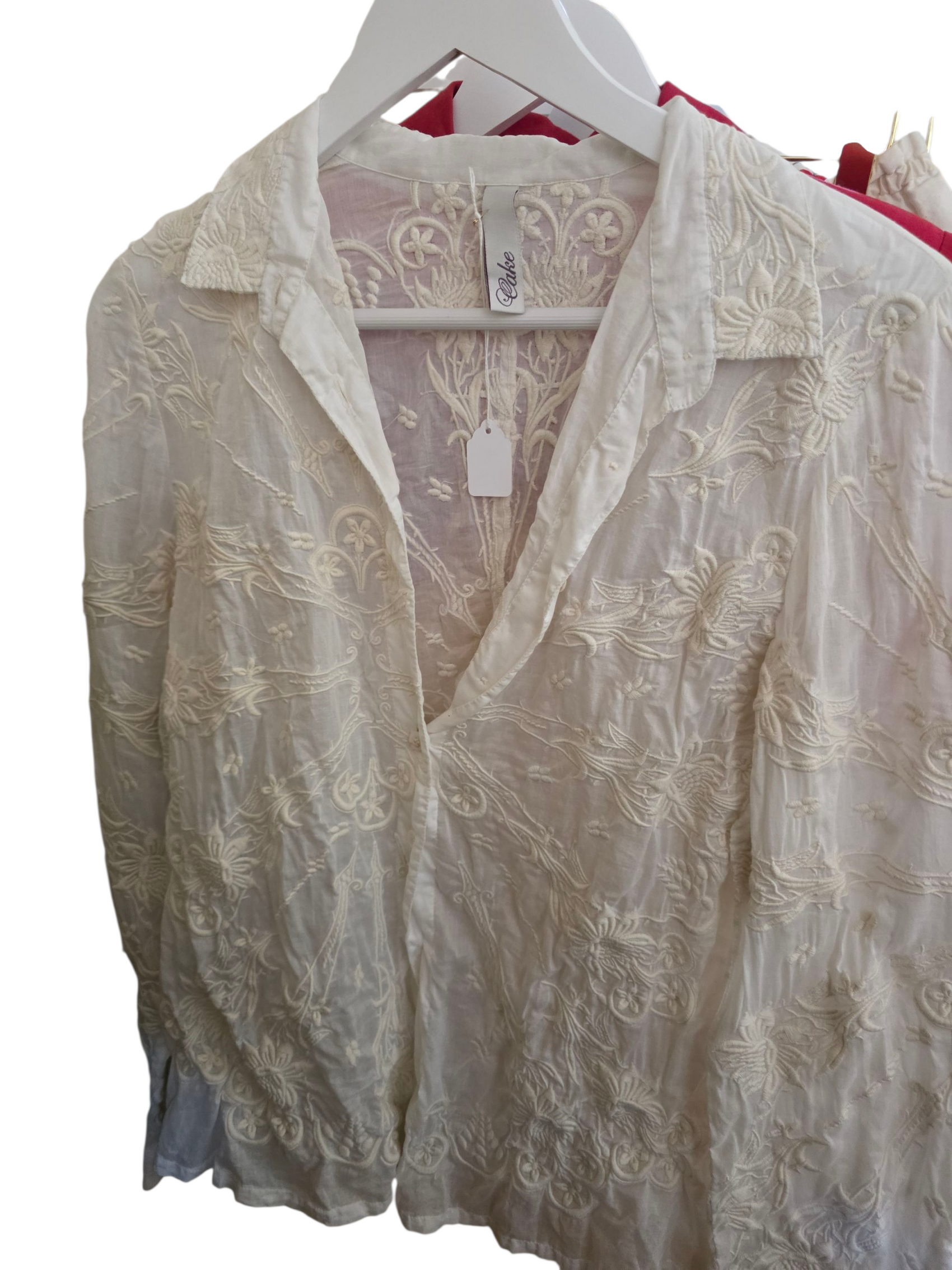 Embroidered Button Up