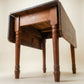 Antique American Pine Drop-Leaf Harvest Table