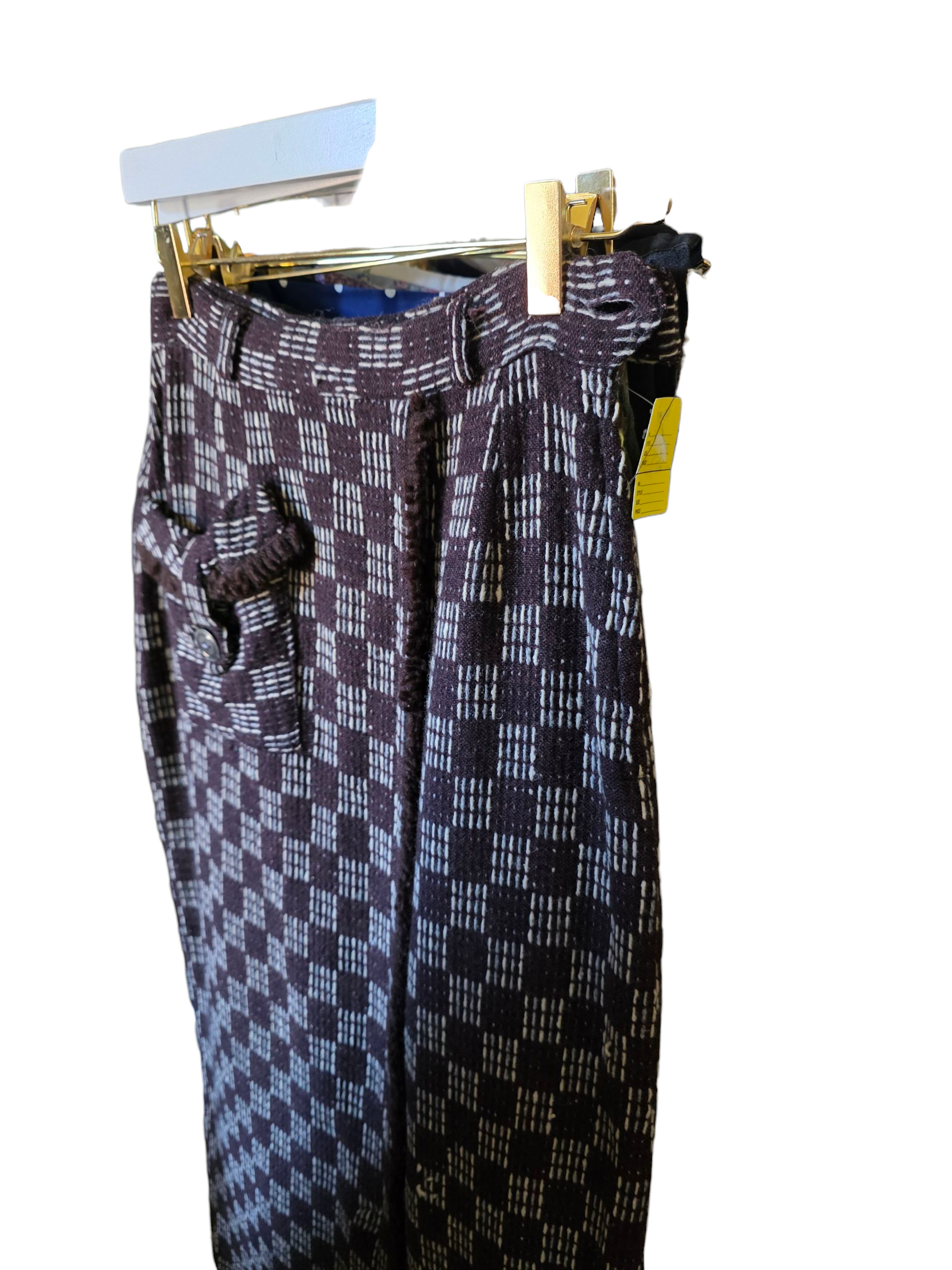 Wool Brown Skirt