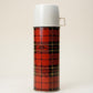 Vintage Thermos Red Plaid Vacuum Insulated Bottle w/ Cup Lid – Classic Camping Thermos