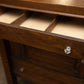 Antique Oak Sideboard with Mirror Back