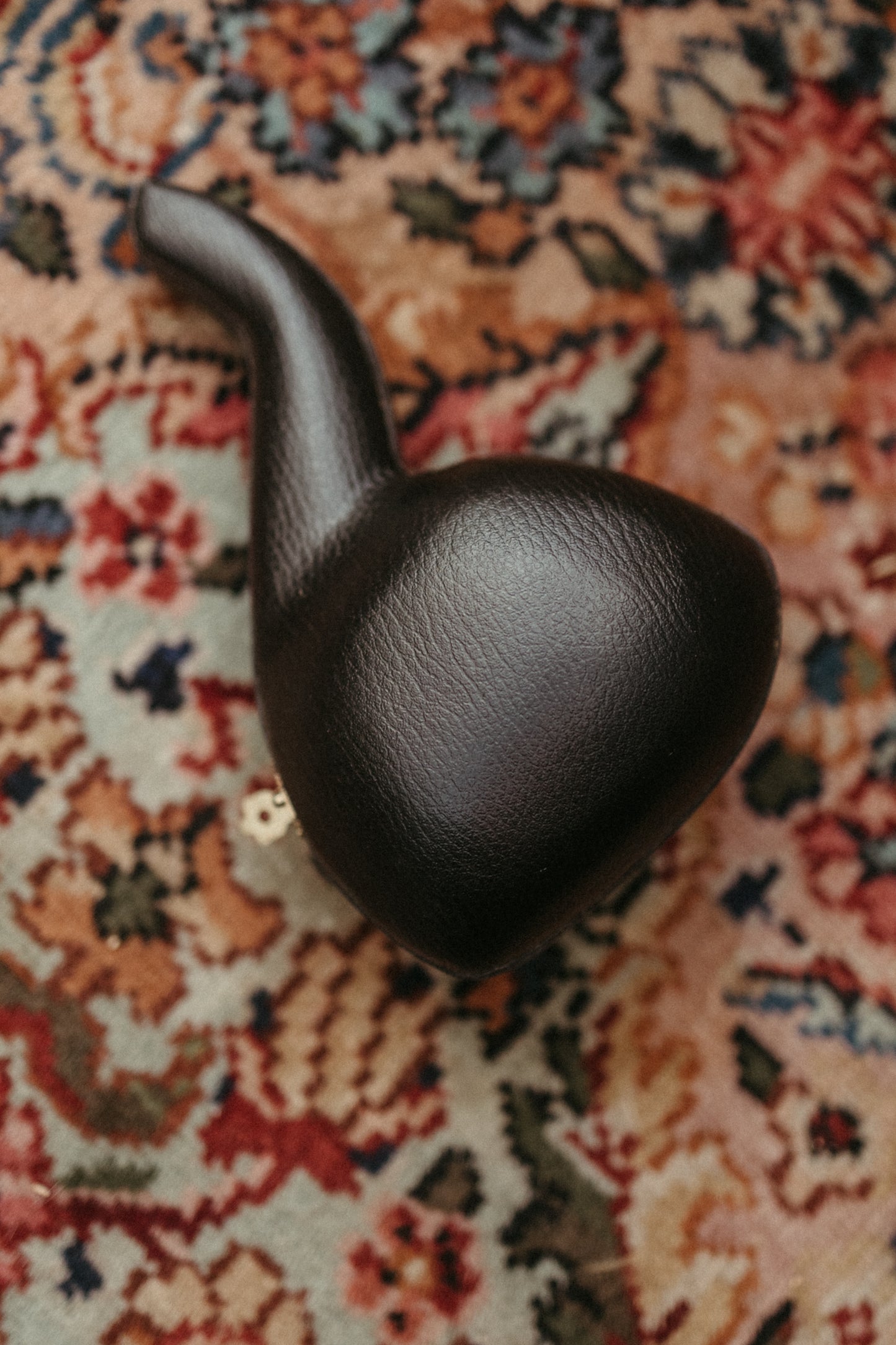 Hand-Carved Meerschaum Pipe — Sultan Portrait with Case